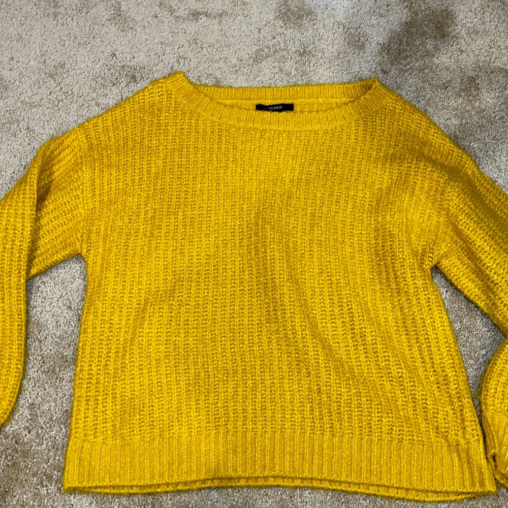 Yellow Sweater from Forever 21